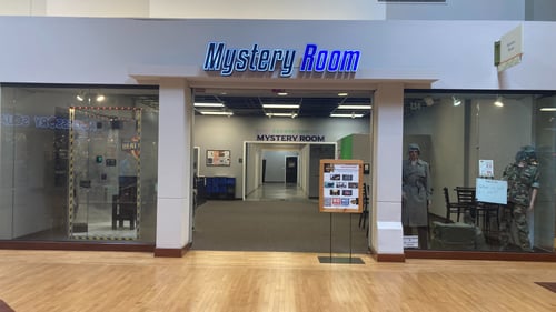 Escape the Mystery Room Storefront located in Lawrenceville, GA with multiple escape room themes that are perfect for all ages.