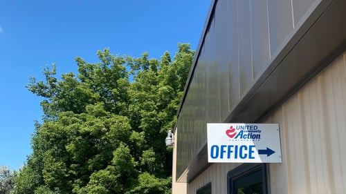 UCAP Office Enterence Sign