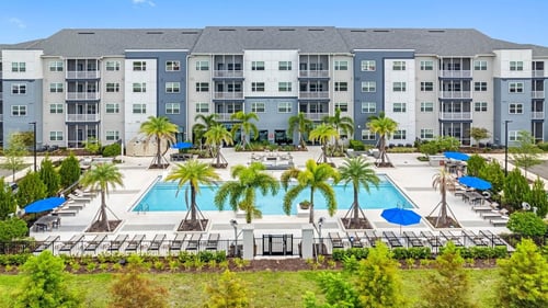 Escape Pool with Resort-Style Design and Sundeck