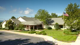 exterior photo of Aspirus Hospice House in Wausau