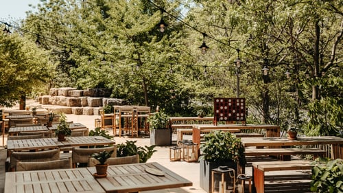Outdoor Dining at Barbuto Garden.