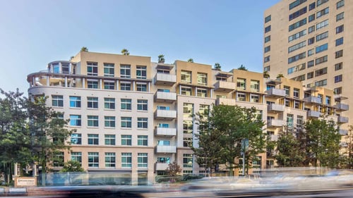 Exterior Front Façade at Wilshire Margot, California