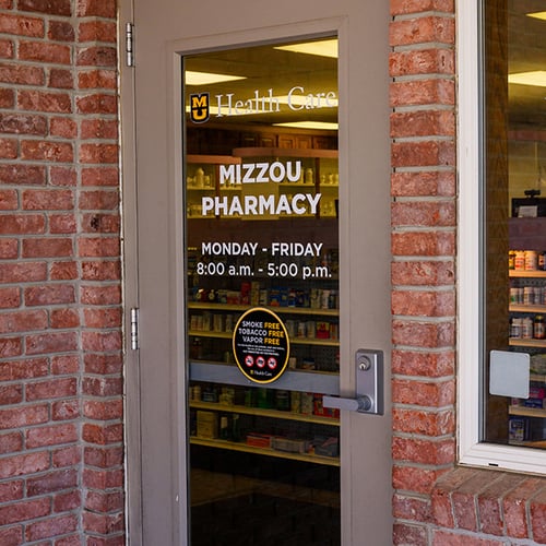 Mizzou Pharmacy-Versailles front door