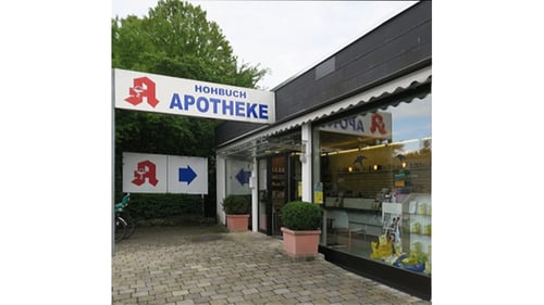 Aussenansicht der Hohbuch-Apotheke