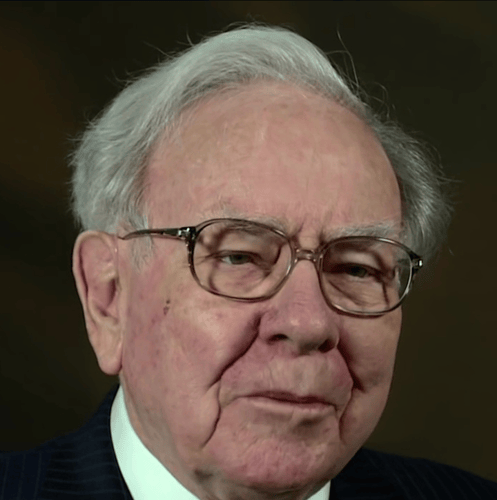 A picture of Warren Buffett.