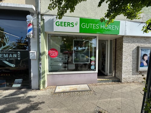 Außenaufnahme vom GEERS Fachgeschäft