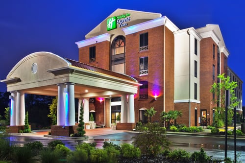 Hotel Exterior at night