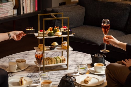 The Library Champagne Bar - Champagne Afternoon Tea
