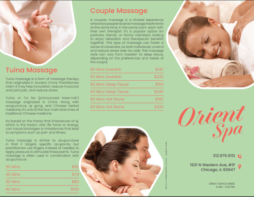 We are specially trained to give you the massage you ask for.