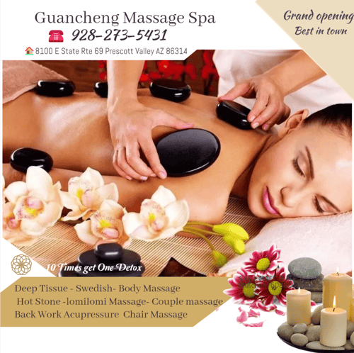 During a hot stone massage, the techniques of a regular massage are applied.