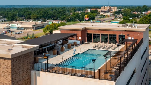midtown stillwater resort style pool and sundeck