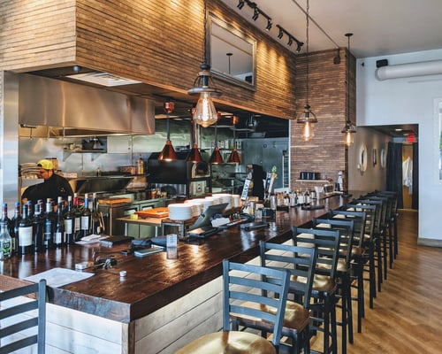 Field & Fire's bar