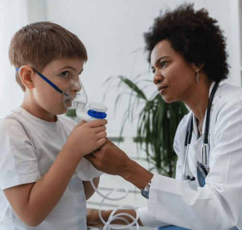 Soins pédiatrique, aérosol