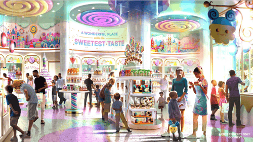 Disney Wonderful World of Sweets shop at Downtown Disney District at Disneyland Resort