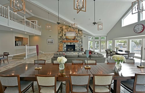 Clubhouse at Portsmouth Apartments in Novi, MI 48377