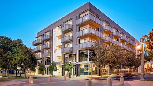 apartment building at Main+Nine, Riverside, CA