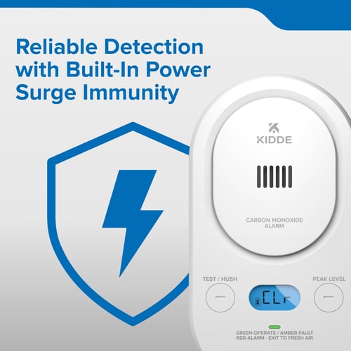 Reliable Detection with built-in power surge immunity.