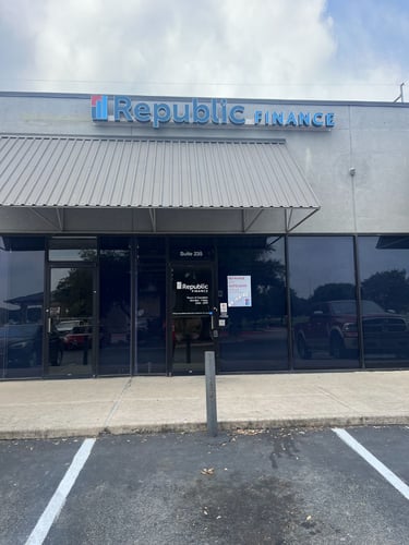 Lane Suite, TX Republic Finance Branch