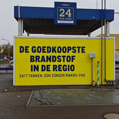 Benzinestation Makro Breda de goedkoopste brandstof in de regio!
