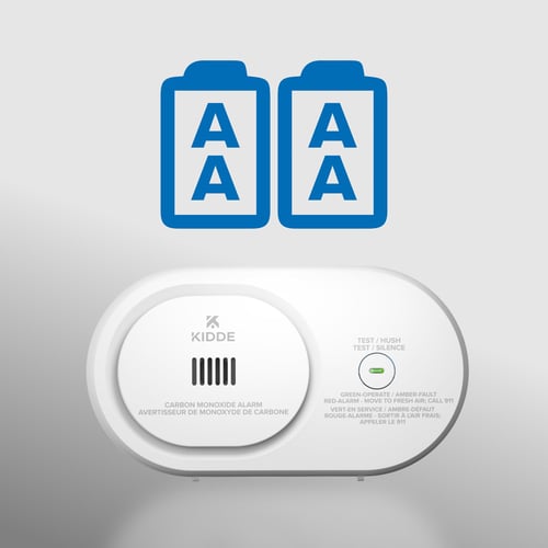 A diagram showing this product is battery powered.