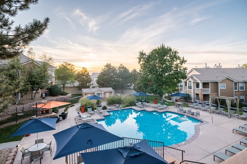 Refreshing Pool at The Bluffs at Highlands Ranch in Highlands Ranch, CO