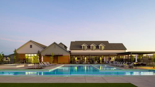 Relaxing and welcoming community pool