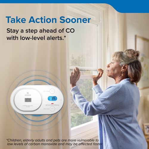 Take action sooner. Stay a step ahead of CO with low-level alerts.