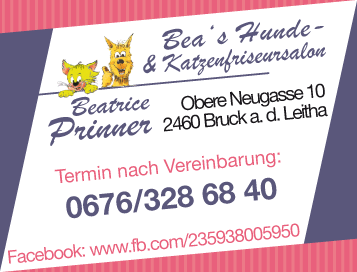 Bea's Hunde u Katzenfriseursalon Inh Prinner Beatrice