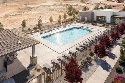Swimming pool at Skyline Flats, Reno, NV, 89512