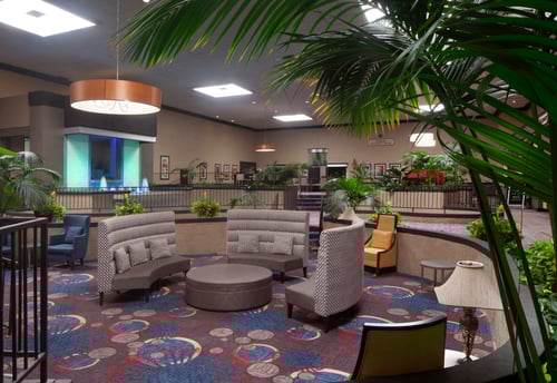 Relax in our hotel lobby.