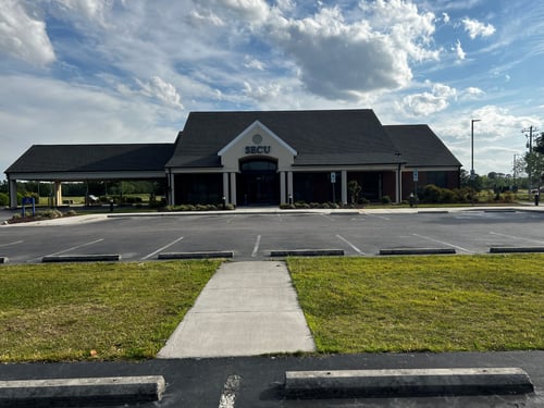 Outside view of the State Employees' Credit Union Pembroke branch
