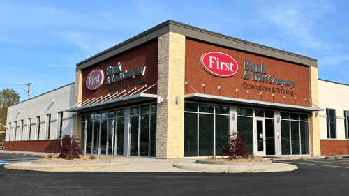 Exterior photo of the First Bank and Trust Company Operations and Training Center