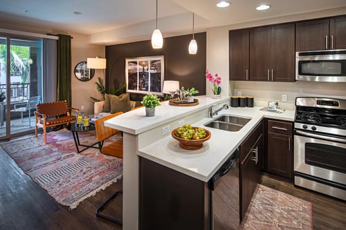 Breakfast Bar at Circa 37 Apartments in San Diego, CA 92108