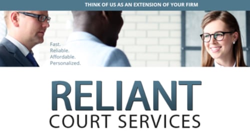 company logo with a group of people talking above it