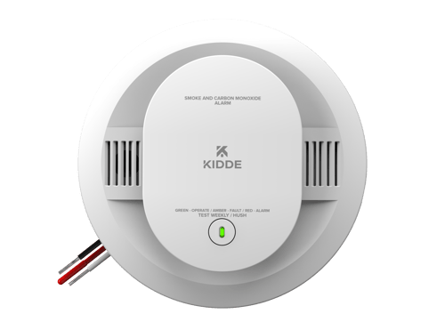 Smoke + CO Alarm, Hardwired + AA Backup Battery