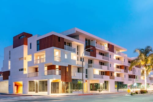 Building Exterior at The Lucky Apartments in Culver City, CA 90066
