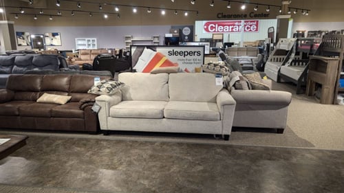 Amery Slumberland Furniture sleeper section