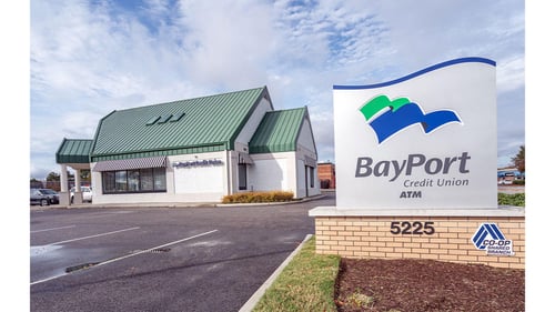 External view of local credit union located in Virginia Beach, VA