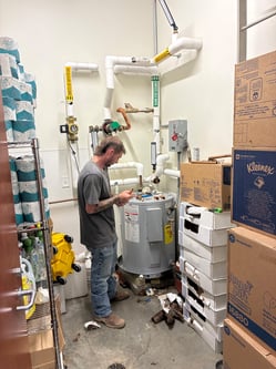 Our technicians had the honor of completing a specialty water heater job for a local city hall.