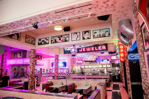 Corvette Diner continues to serve up 50’s fun for the whole family in the Historical Liberty Station.