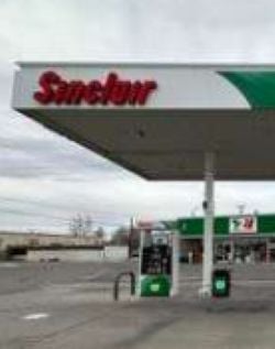 Sinclair Gas Station Fueling Island
