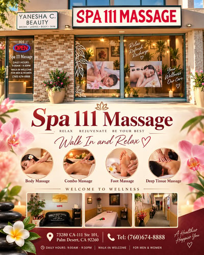 Quiet & Relaxing rooms with soothing music

Stop By for a Great Massage for a Great Price