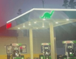 Sinclair Gas Station Fueling Island