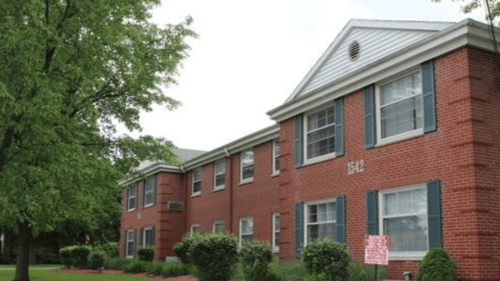 Elegant Exterior View at Michigan Street Apartment Homes, Grand Rapids, MI