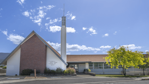 Rosny Meetinghouse of the Church of Jesus Christ of Latter-day Saints, located at 78 Montagu Bay Road, Montagu Bay, Tasmania