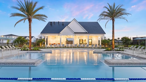 Resort-style pool