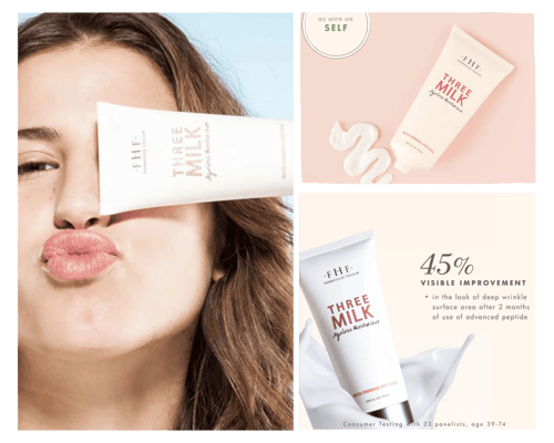 Three Milk™ Ageless Moisturizer - FarmHouse Fresh Our #1 bestseller and daily hydrator combines 3 rich botanical milks, organic heirloom cucumber extract grown on our farm, gentle time-release retinol, and a clinical age-reversing peptide to help erase the appearance of lines as it deeply moisturizes skin.