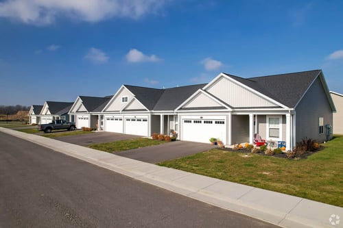 View of the townhomes at Hathaway Meadows, NY 14425