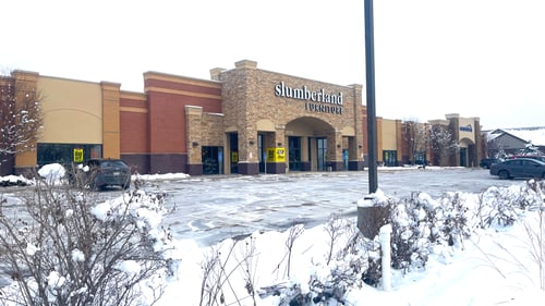 Slumberland Furniture Store in Woodbury,  MN - Storefront Street View