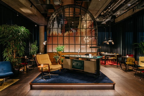 Stylish lounge for cocktails & talks at Ruby Ella Cologne